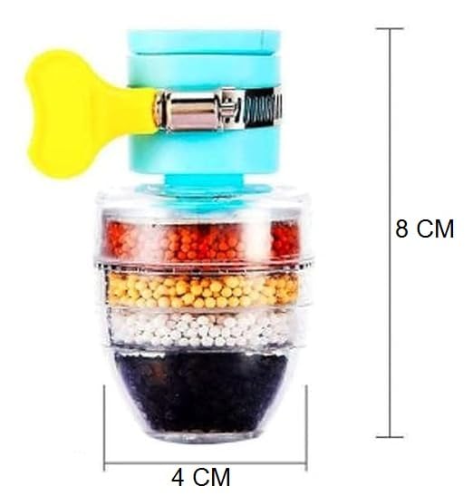 Carbon Activated Water Faucet 6 Layer Purifier Filtration